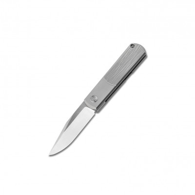 Boker BRLW con hoja de acero inoxidable y mango de titanio