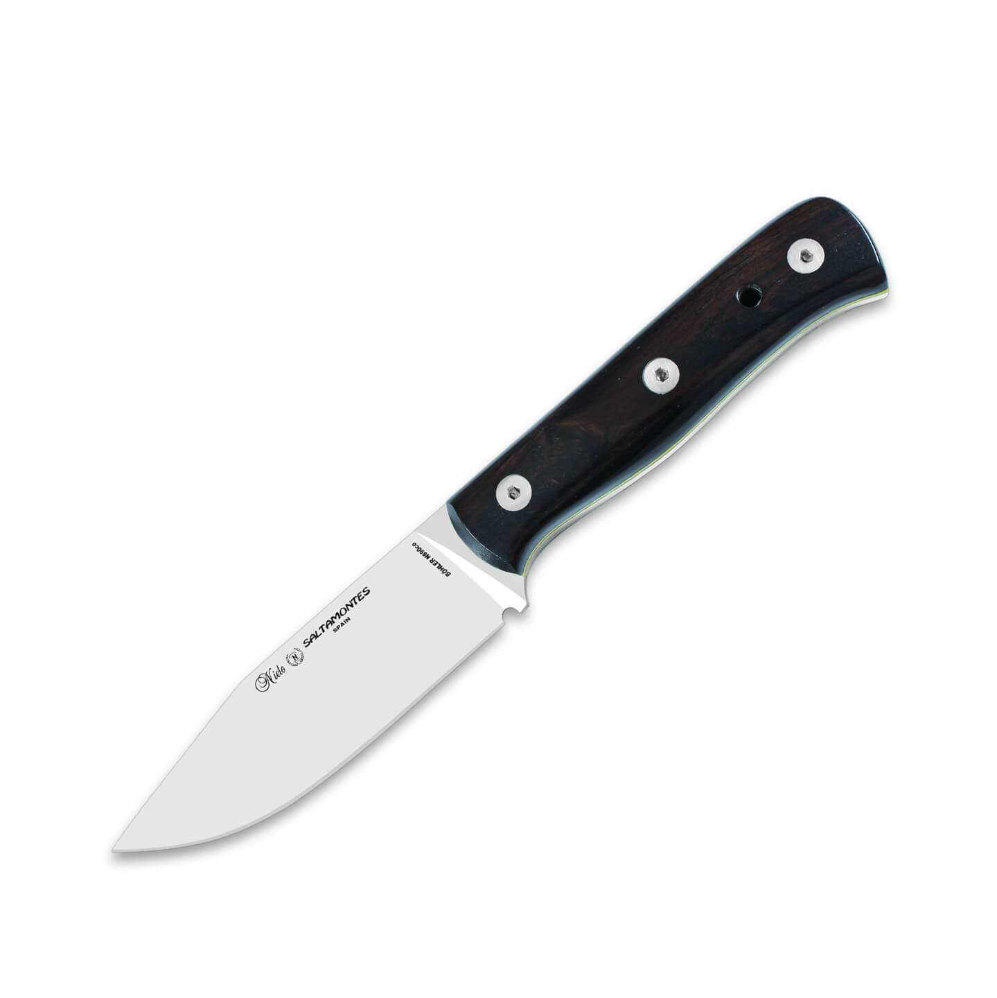 Cuchillo Nieto Saltamontes con mango de madera de granadillo y ho...
