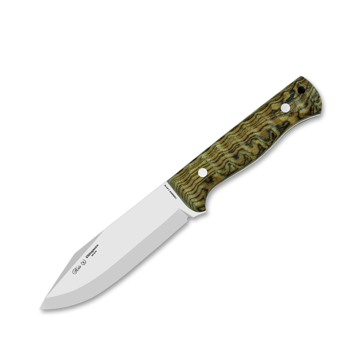 Cuchillo Nieto Chisquero con mango de bocote y hoja de Vanadio 1....