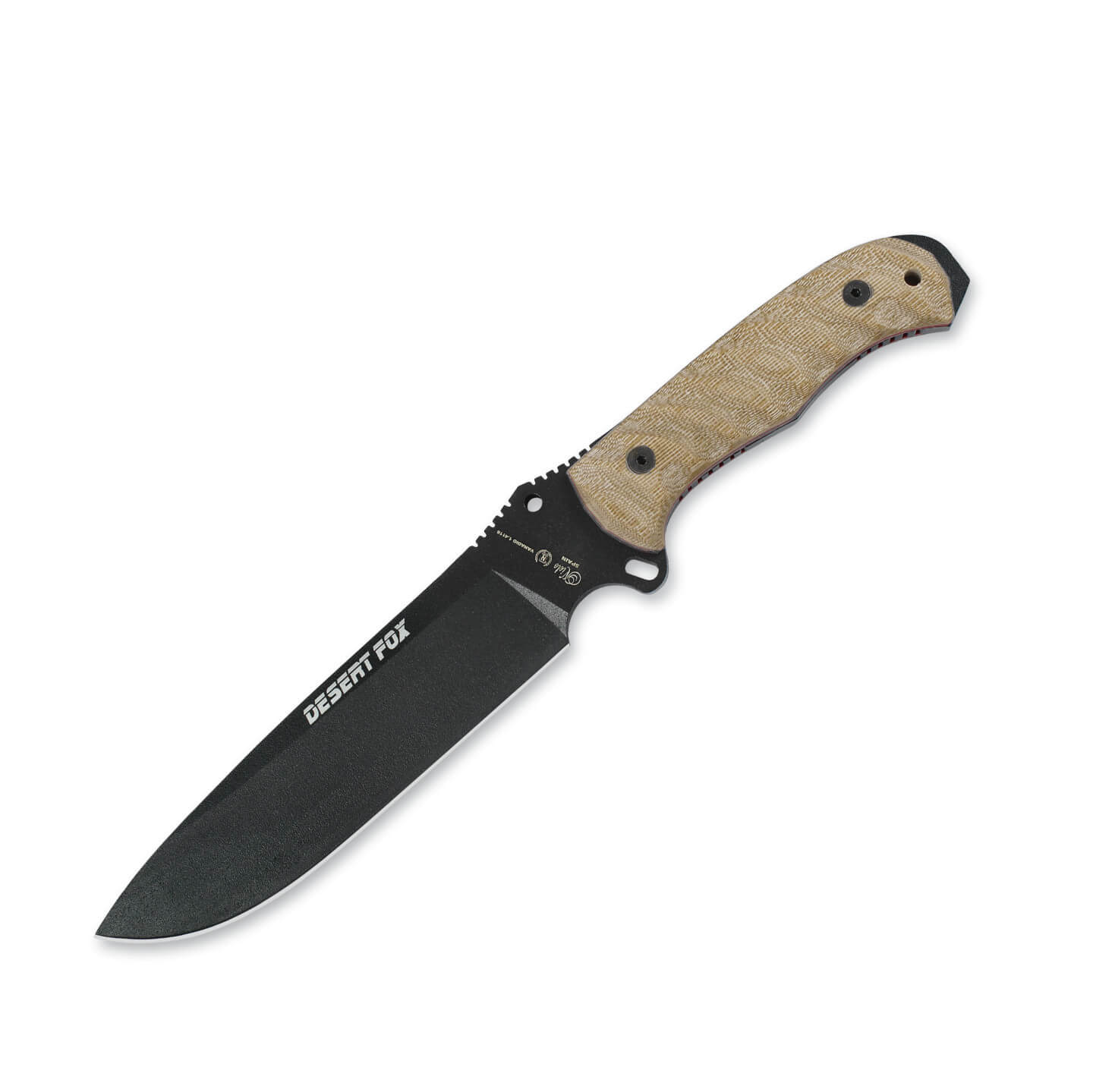 Cuchillo de supervivencia Nieto Desert Fox con mango de micarta d...