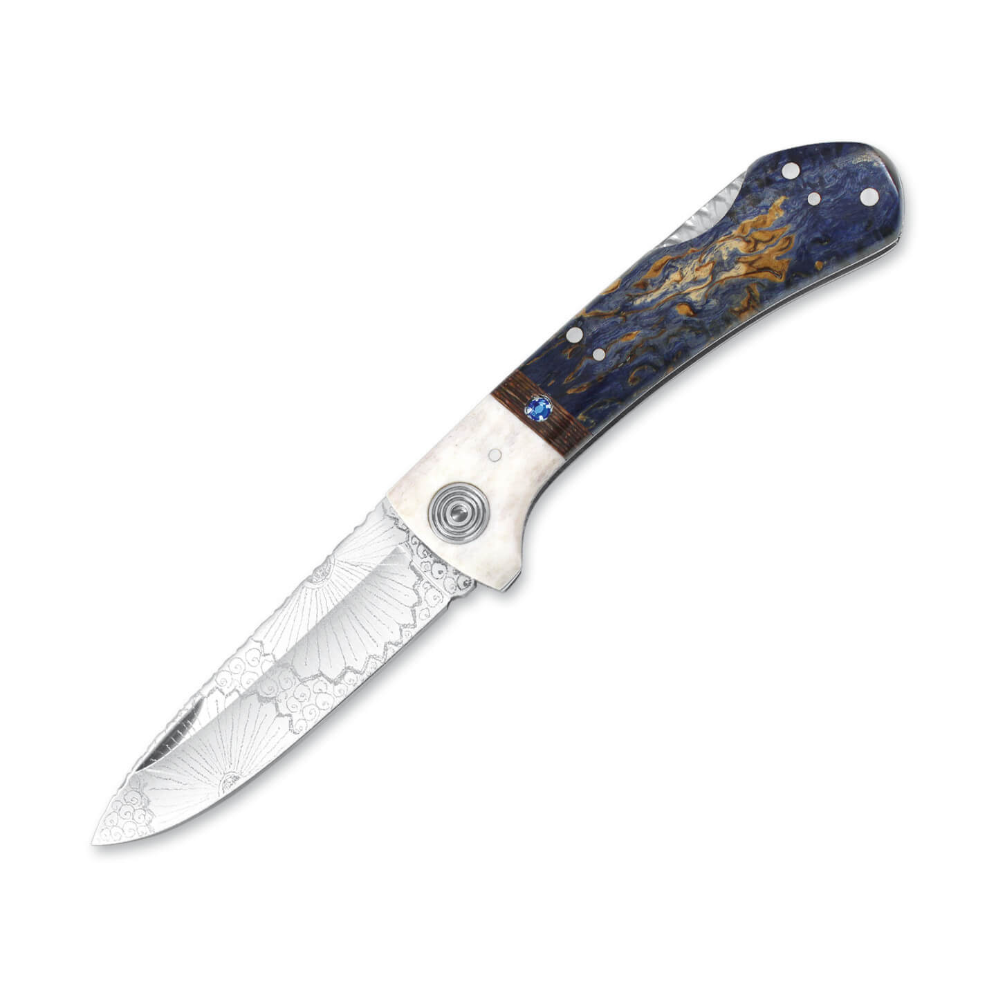 Couteau de collection Nieto Artisan line 8 avec manche en bouleau...