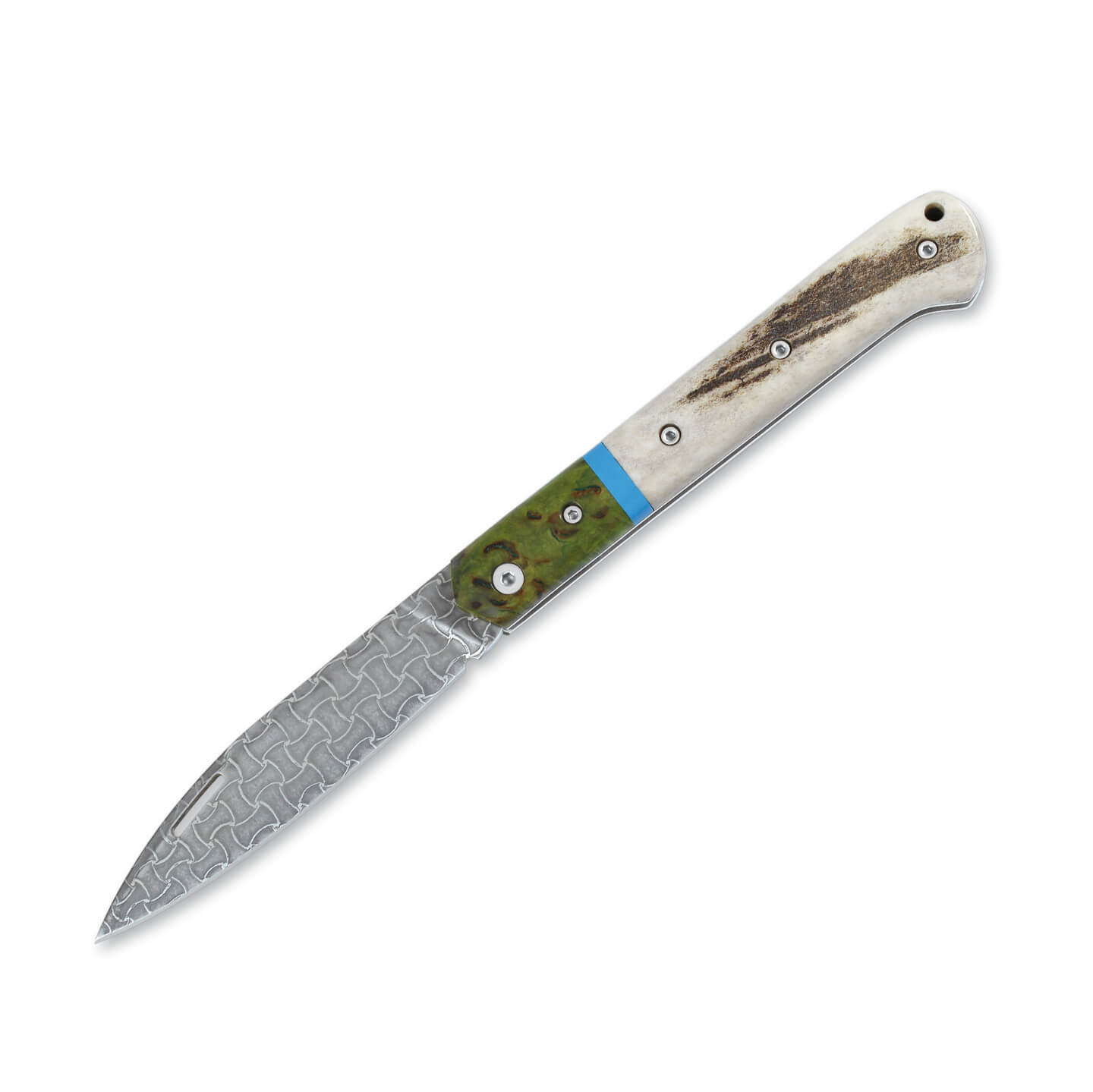 Couteau de poche artisanal Nieto Artesanal avec manche en cerf et...