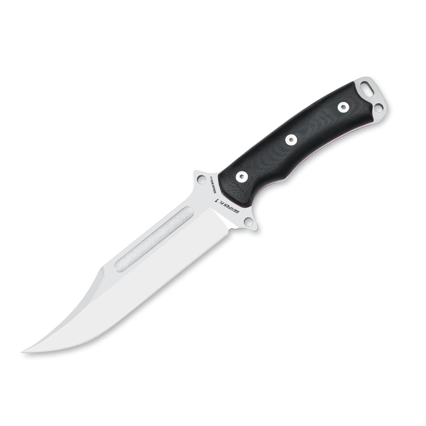Cuchillo militar Nieto Semper Fi con mango de G10 negro y hoja de...