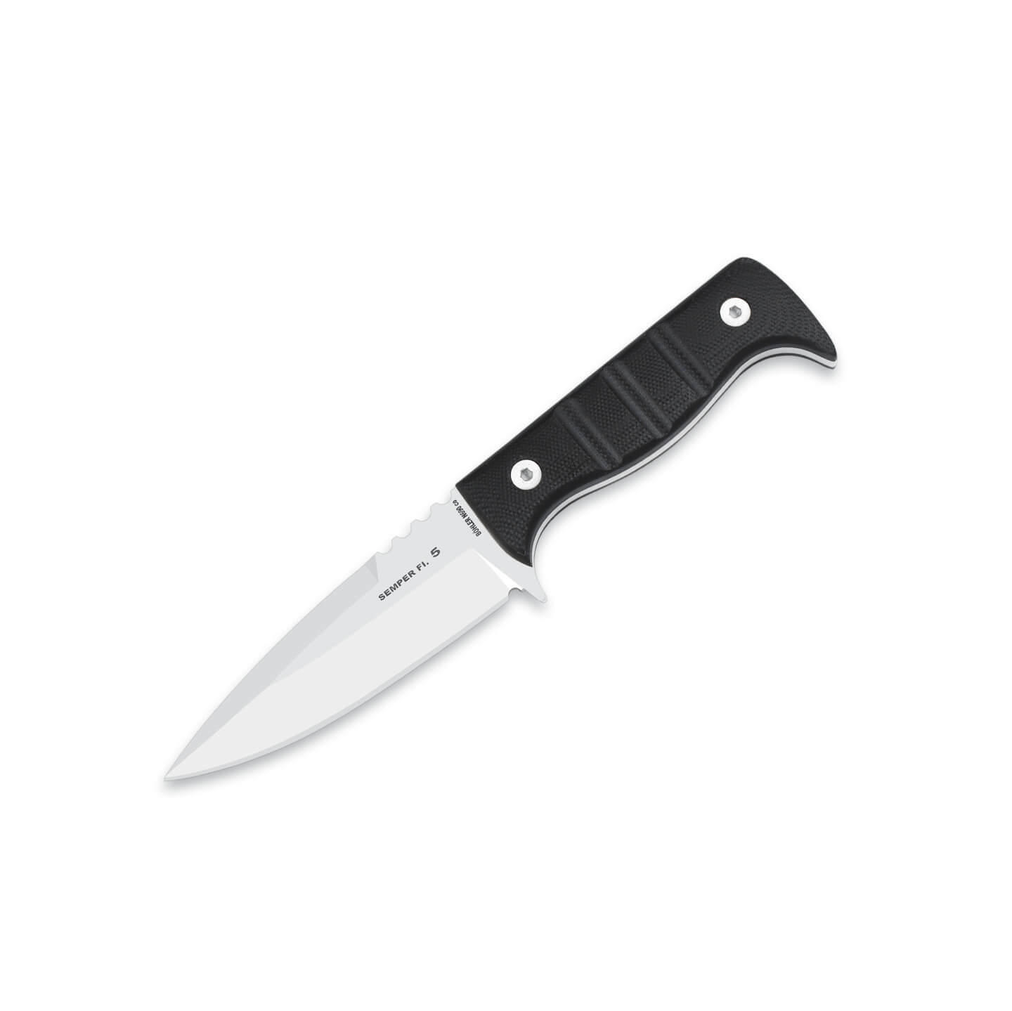 Cuchillo militar Nieto Semper Fi 5 con mango de G10 negro y hoja ...