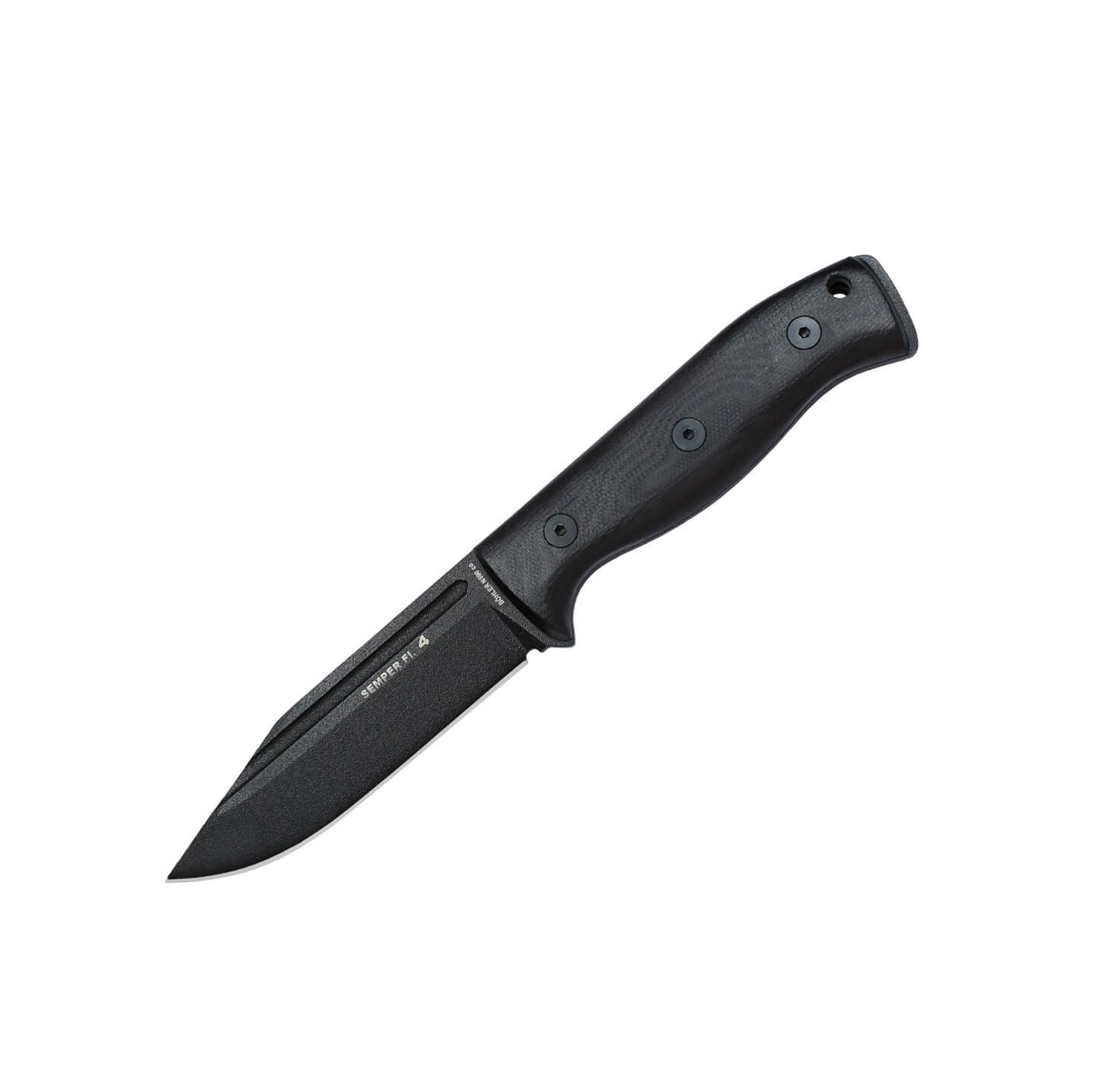 Cuchillo militar Nieto Semper Fi 4 con mango de G10 negro y hoja ...