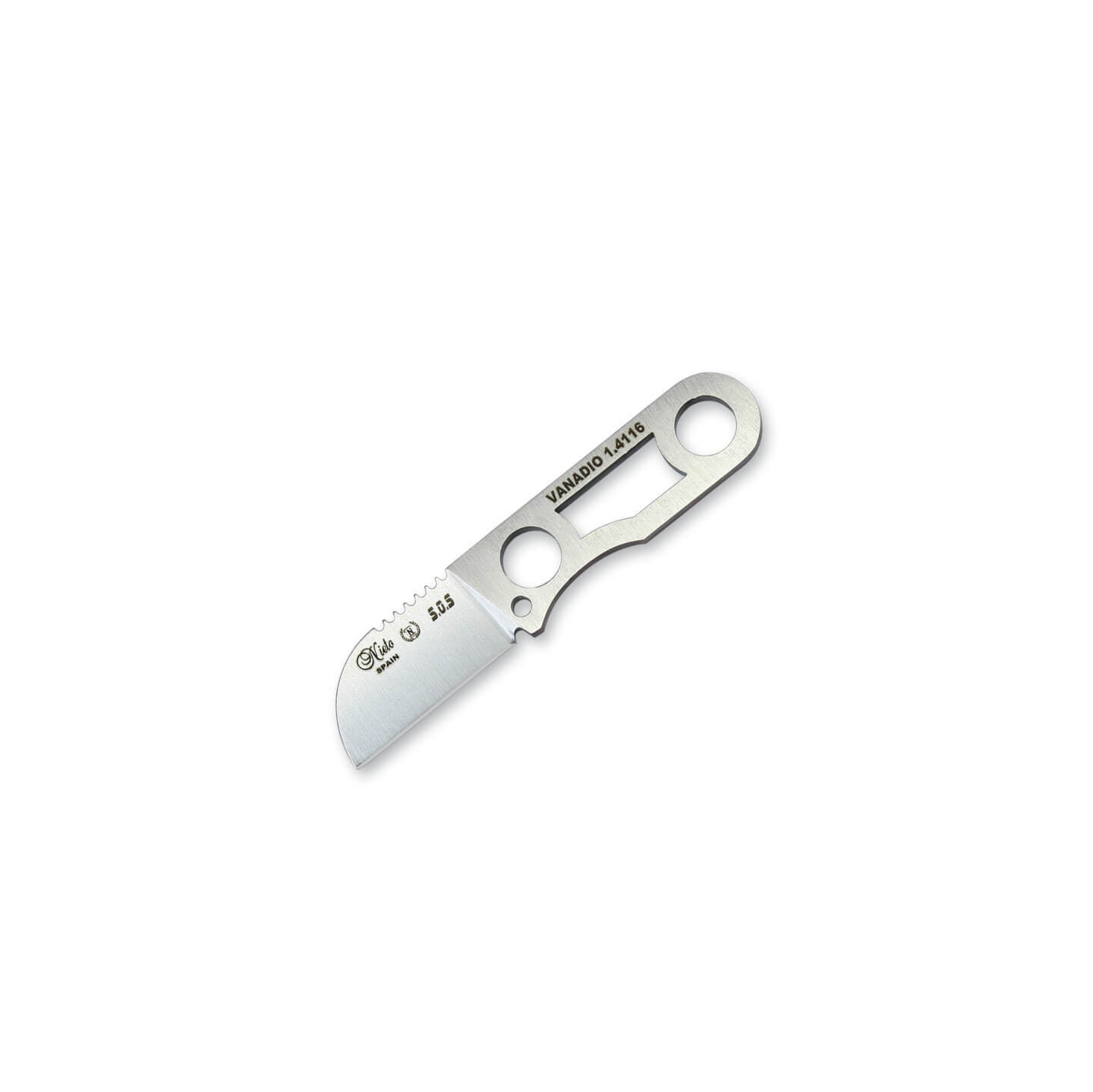Cuchillo de cuello Nieto R-12 satinado con hoja de 3 cm con funda...