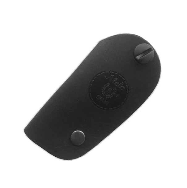 Cuchillo de cuello Nieto SOS rojo con hoja de 3 cm y funda de cuero