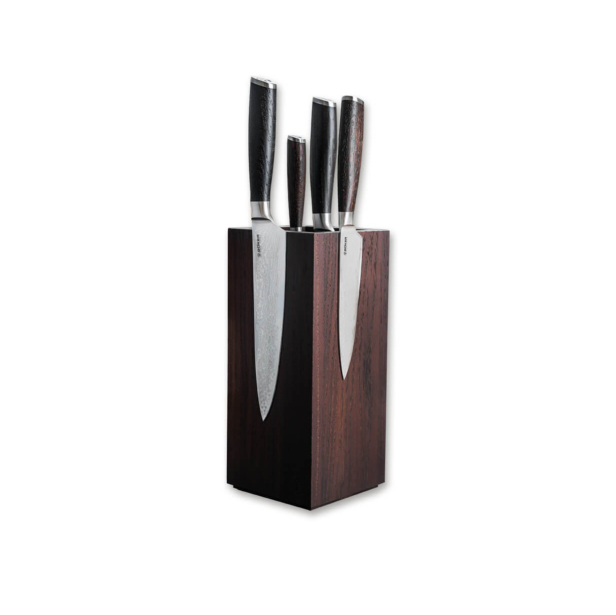Set cuchillos de de cocina Meisterklinge Damast Set Square de Bok...