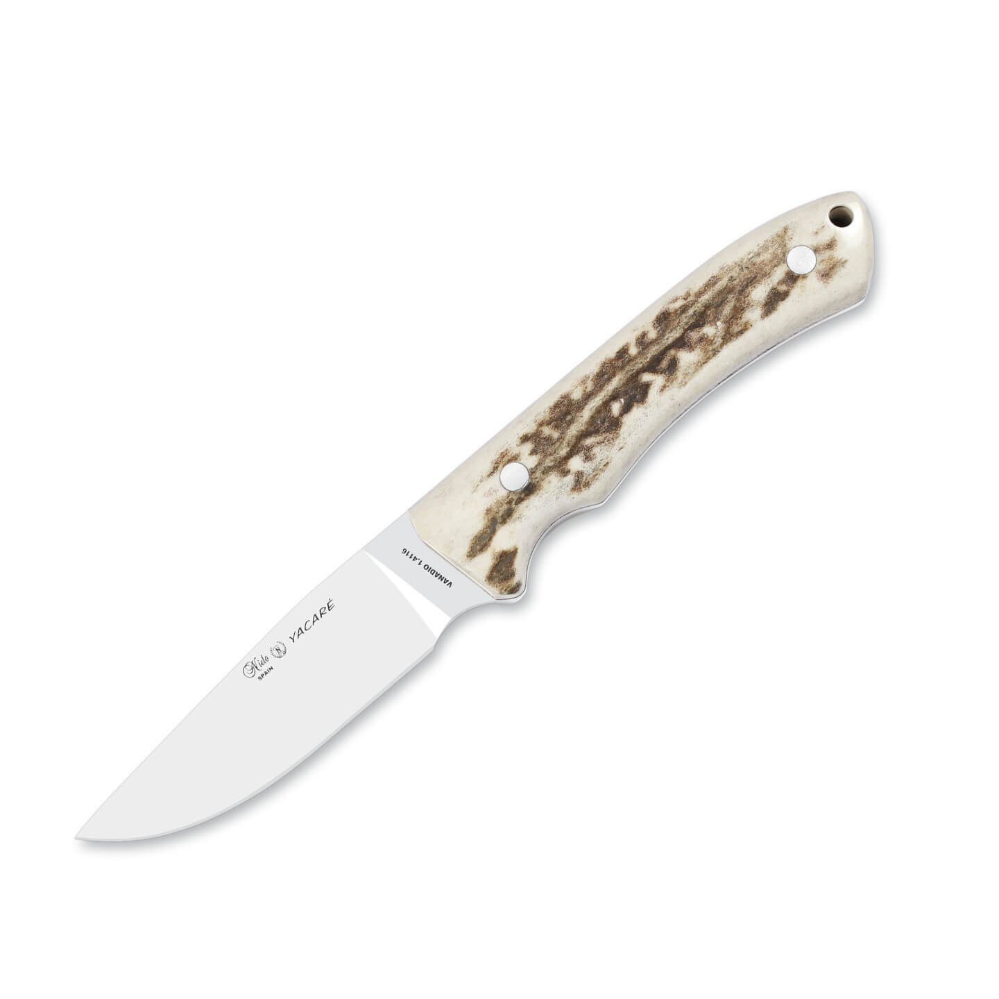 Cuchillo de caza Nieto Yacare con hoja de 10 cm y mango de ciervo