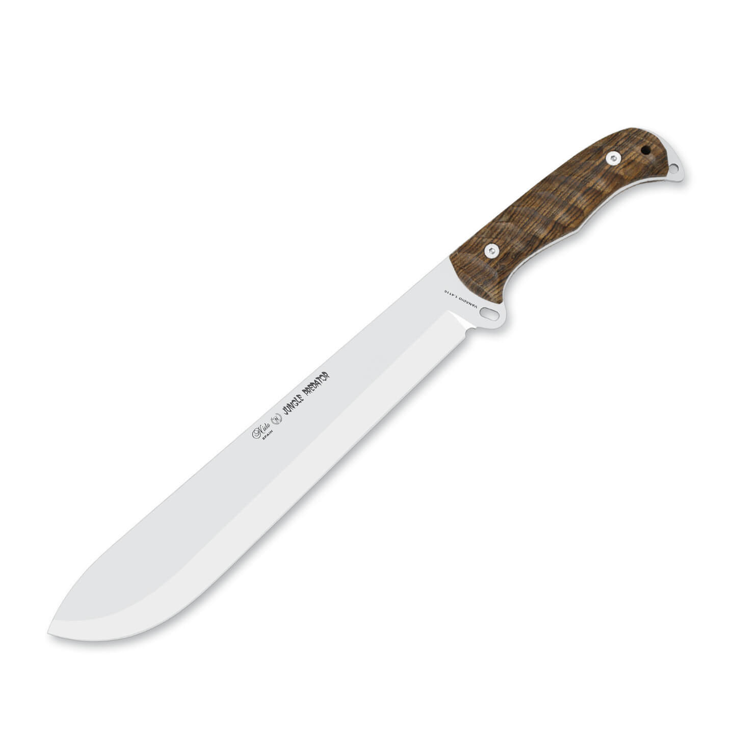 Machete Nieto Jungle Predator con mango de madera de bokote y hoj...