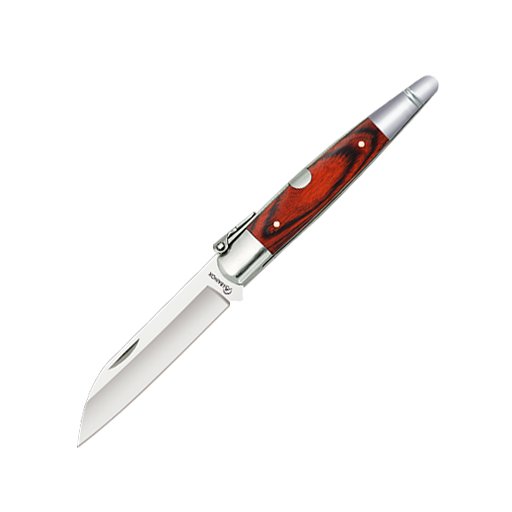 Navaja machete Nº 1 con mango de estamina rojo y hoja de 9 cm