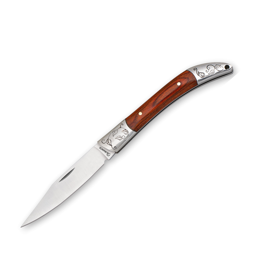 Navaja clásica con mango de estamina y hoja de 7.7 cm