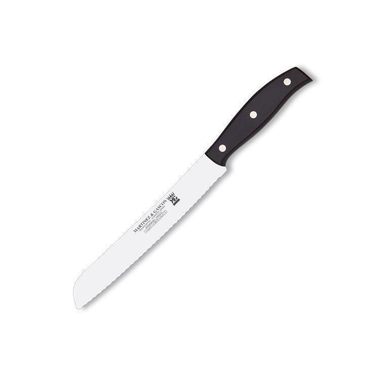 Cuchillo panero con mango ergonómico de polioximetileno negro y ...