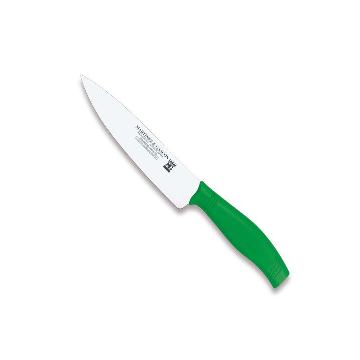 Cuchillo cocinero con hoja de 20 cm y mango de polipropileno anti...