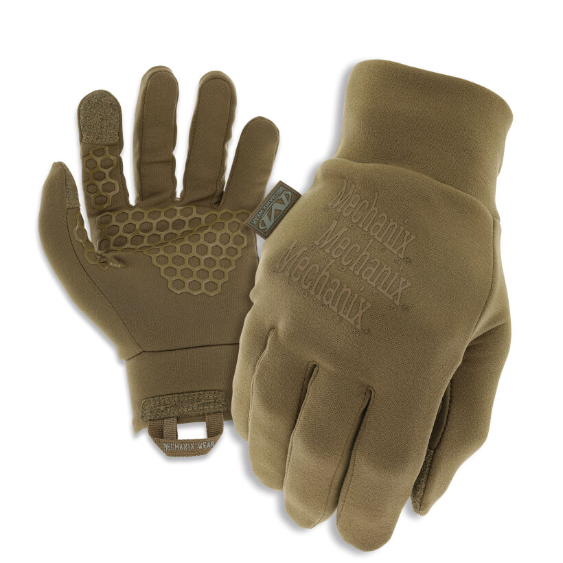 Guantes tácticos Mechanix Coldwork Base Layer coyote talla M