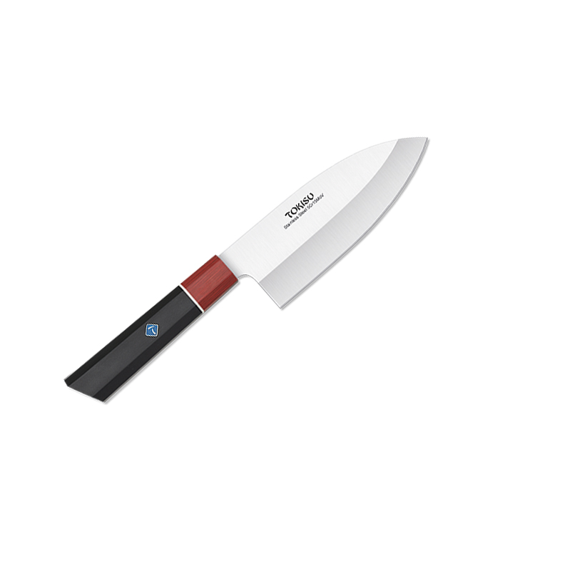 Cuchillo de cocina Deba con hoja de 16 cm y mango de G10 negro y ...