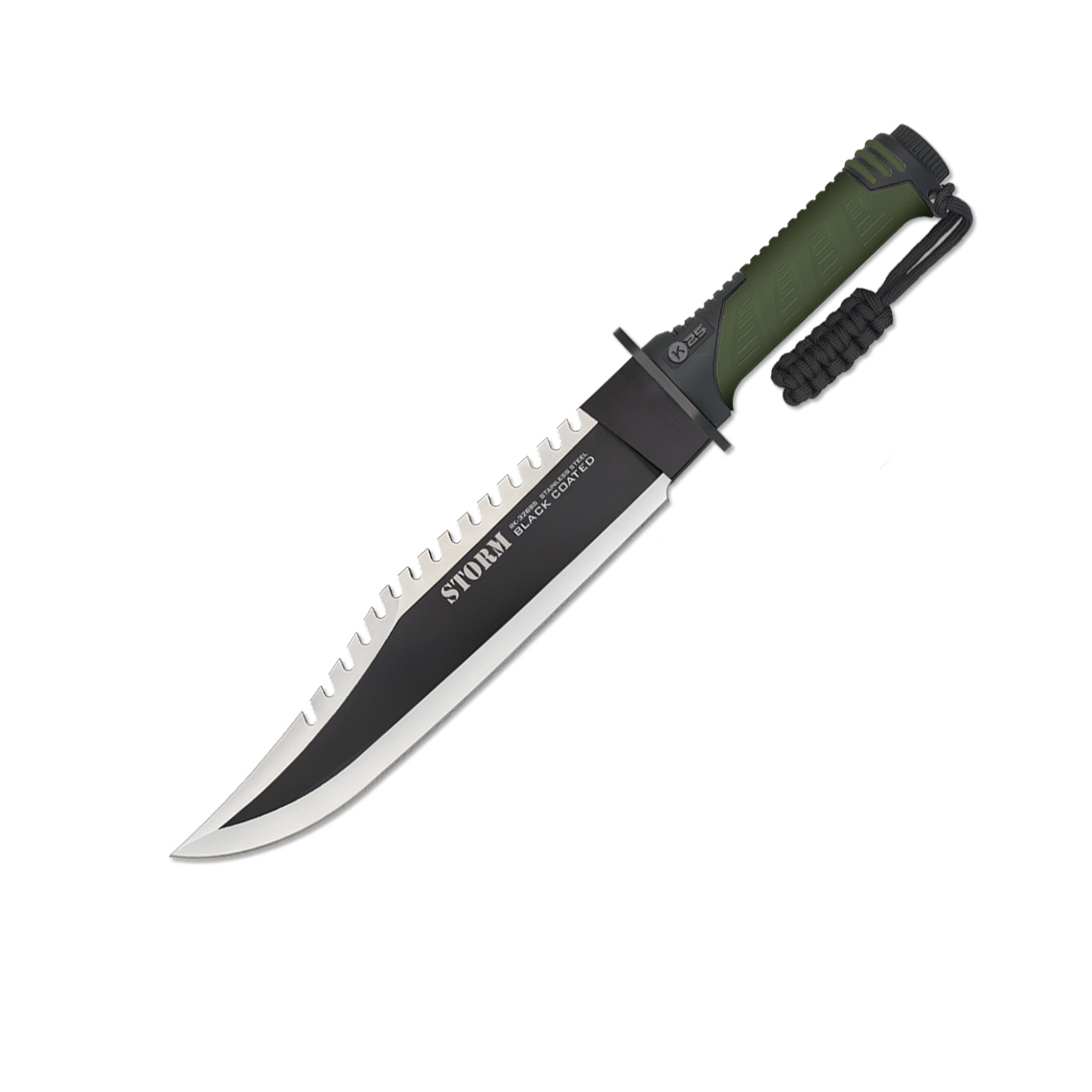 Cuchillo táctico Storm K25 con hoja de 25.5 cm y mango de SFL ne...