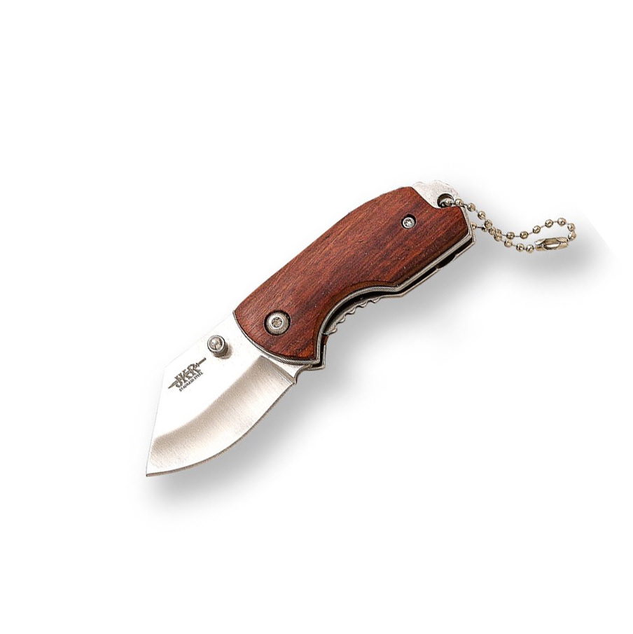 Navaja ratón con mango de madera y hoja de 4.5 cm