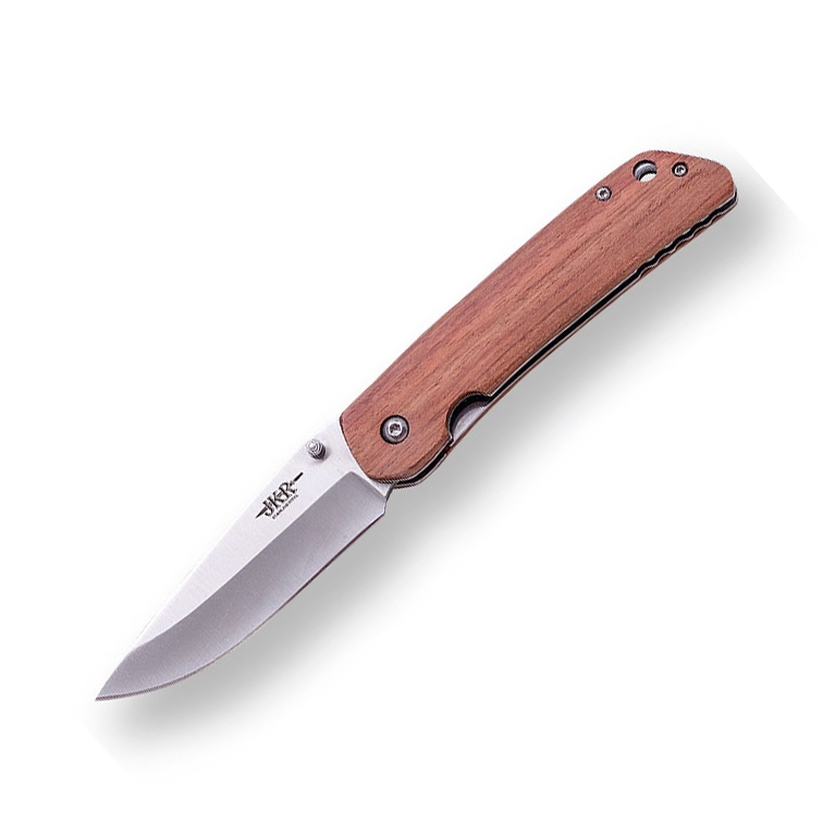Couteau de poche avec manche en palissandre et lame de 8,5 cm