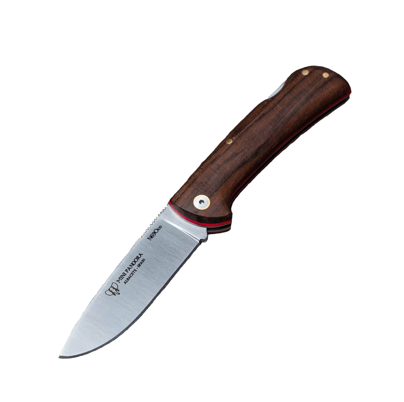 Navaja Cudeman con mango de madera de nogal. Incluye funda de cue...