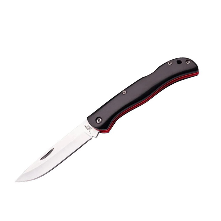 Couteau de poche avec lame de 8,4 cm et manche en bois pressé no...