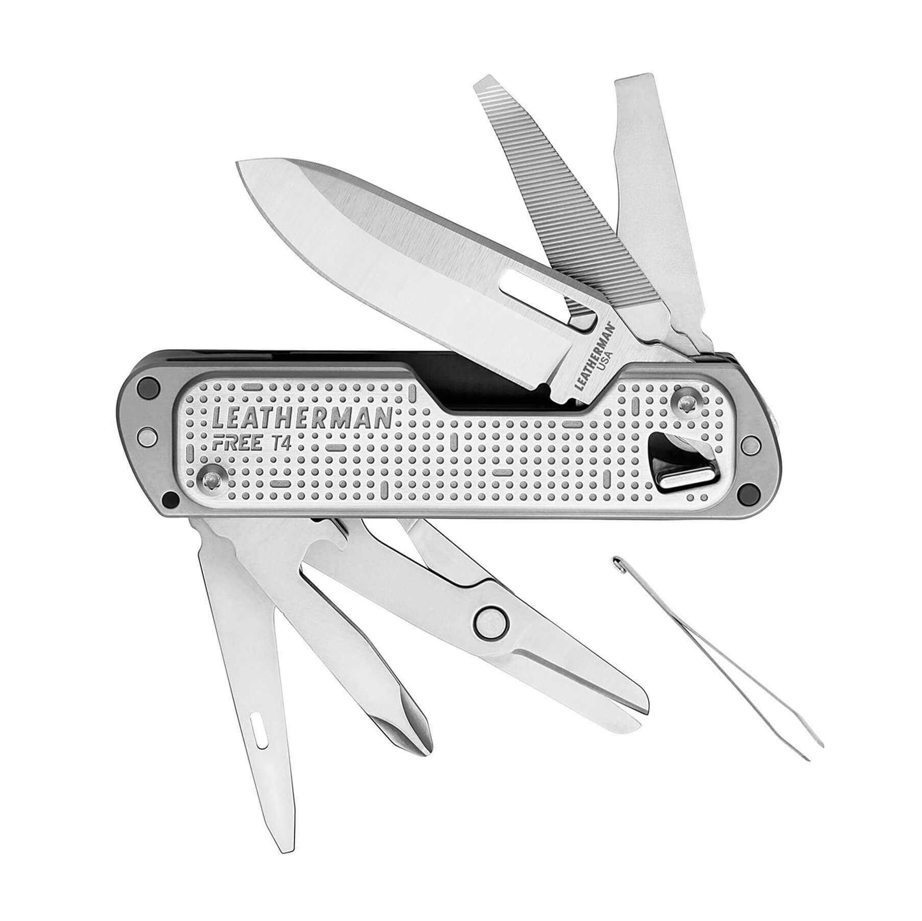 Navaja multiusos Leatherman Free T4 con 12 funciones