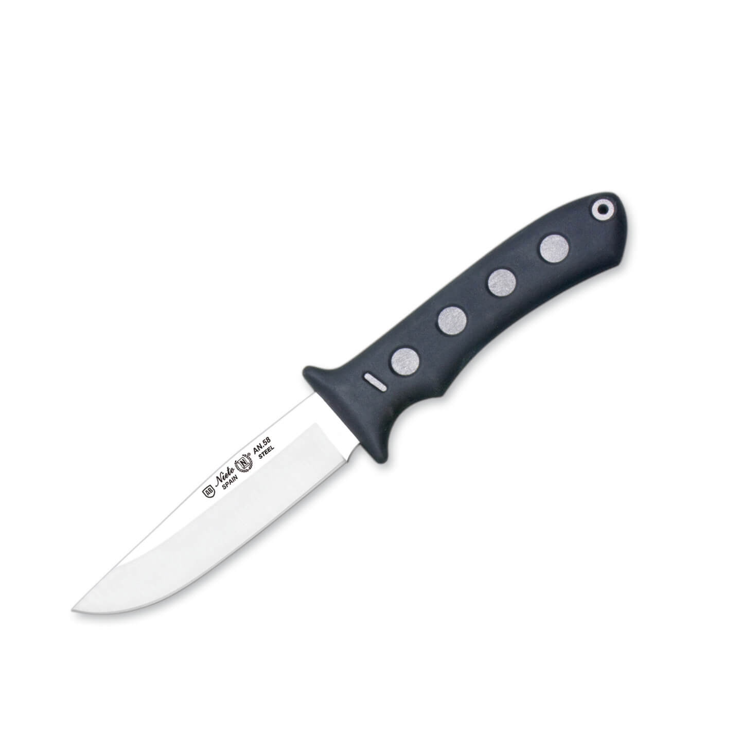 Cuchillo de caza Nieto Aventura con mango de ABS y forprene y hoj...