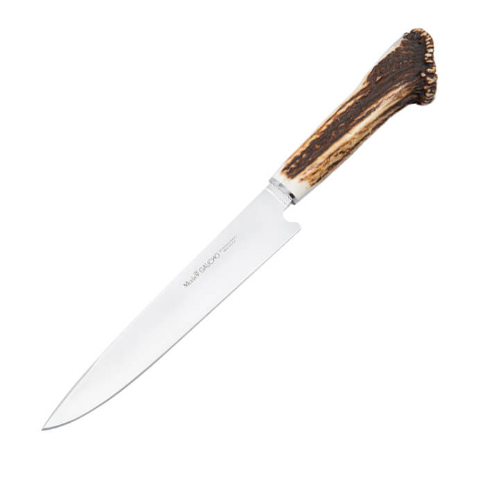 Cuchillo de barbacoa Muela Gaucho 20S con mango de asta de ciervo