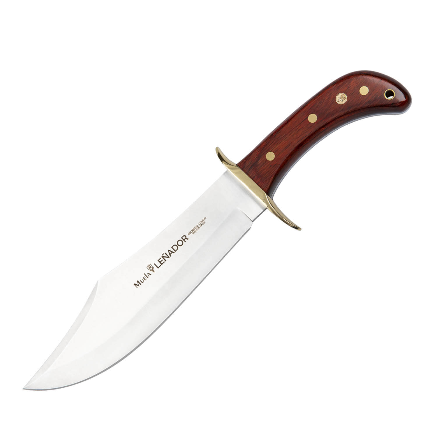Cuchillo de caza Muela Leñador con hoja de 25 cm y mango de made...