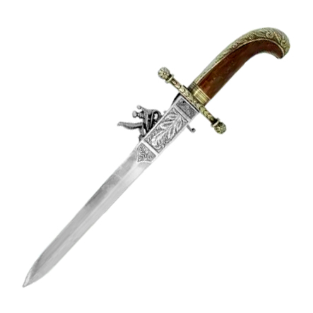 Réplica de pistola-daga de chispa de Kolser
