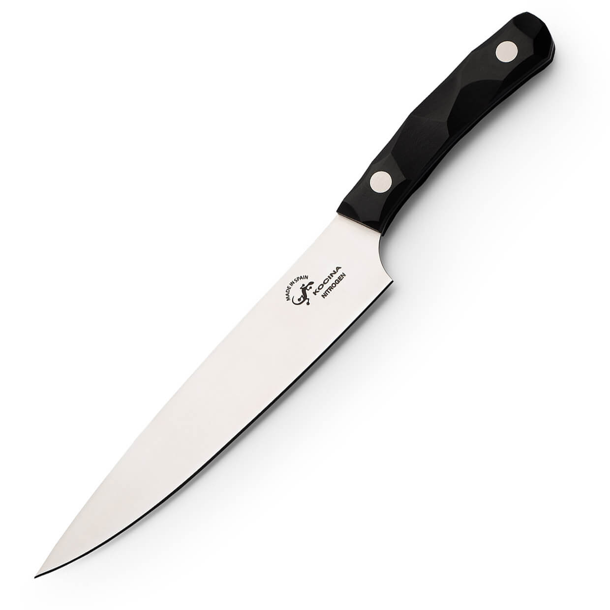 Cuchillo cocinero de 21,5 cm de hoja y mango de HDM-300 negro Sal...