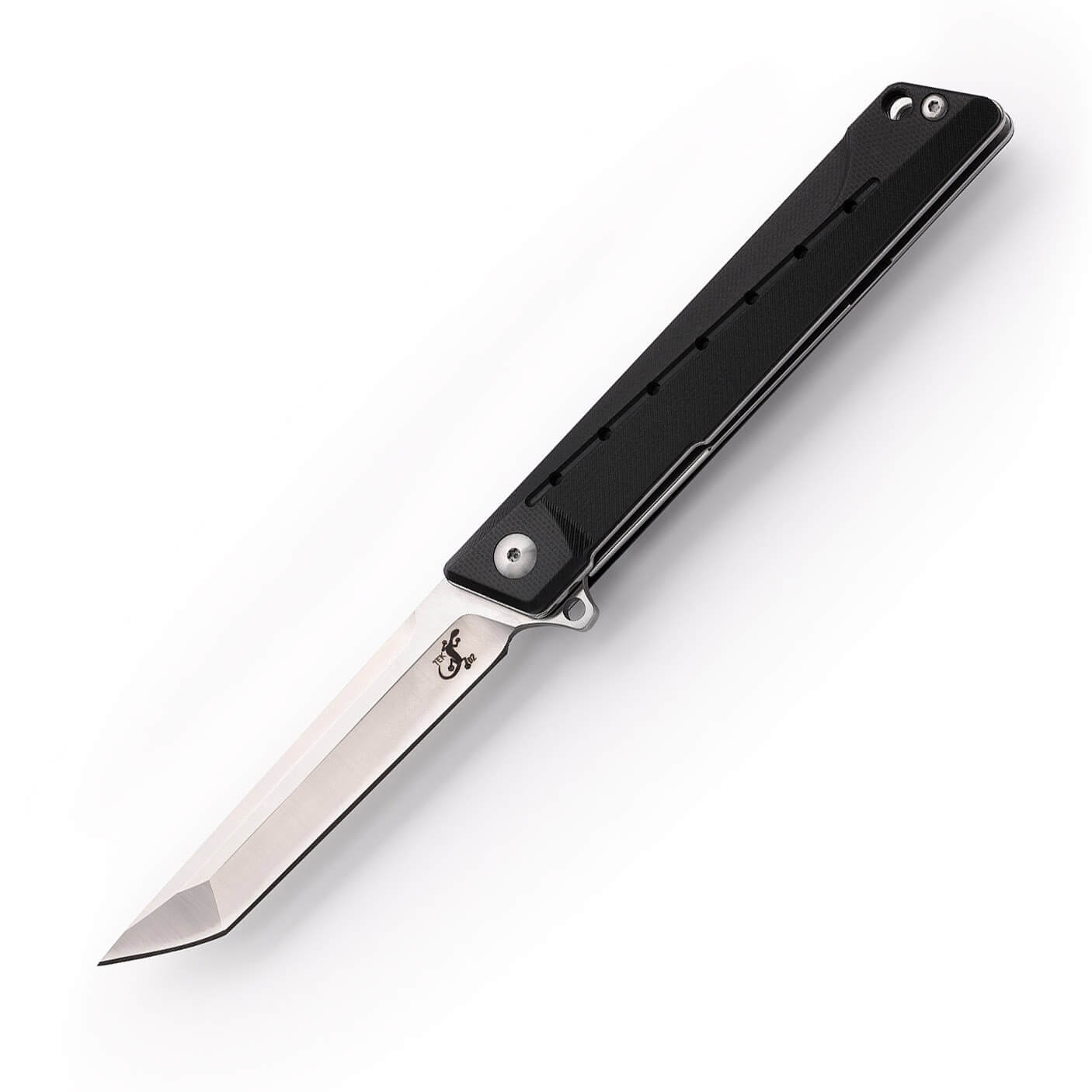 Navaja Tactica Salamandra tek con hoja de acero D2 de 92 mm y man...
