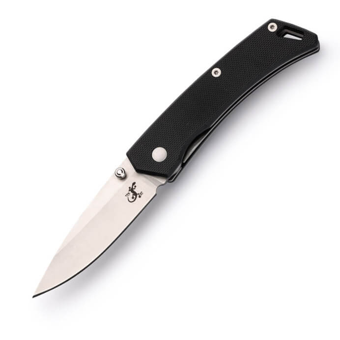 Navaja Tactica Salamandra tek G10 con hoja drop point de acero D2...