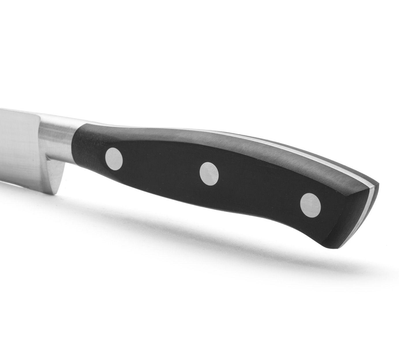 Cuchillo fileteador Arcos Riviera Negra con hoja de acero NITRUM de 20 cm