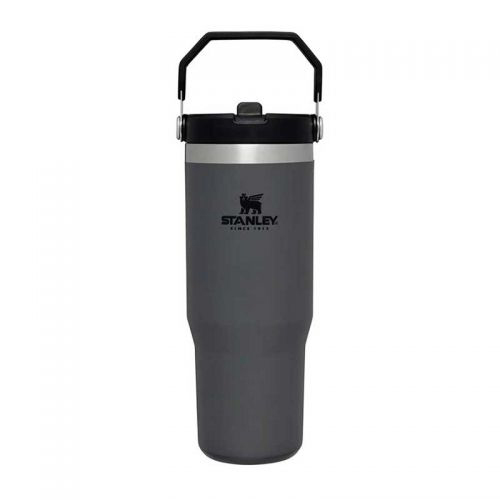Garrafa térmica Classic Iceflow Canudo giratório 890 ml Preto C...