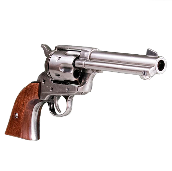 Réplica revolver Colt 45 Kolser FAST DRAW 4’75 de madera y niq...