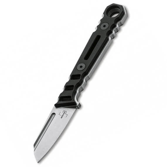 Cuchillo tactico con mango personalizable y adaptable