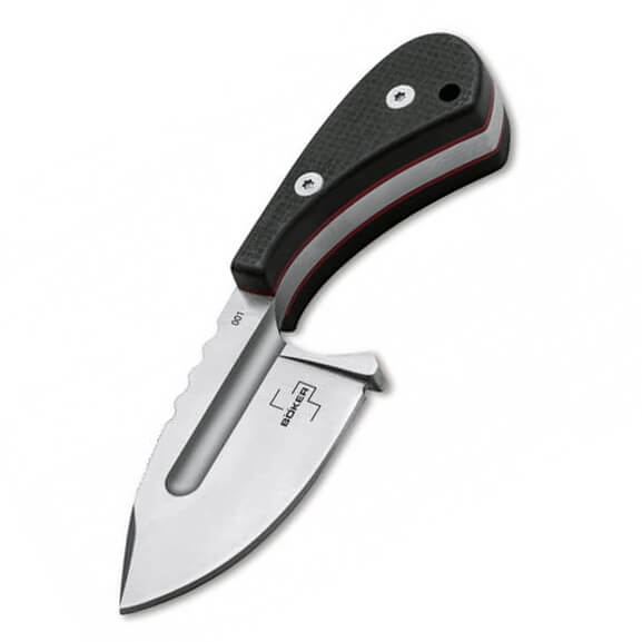 Cuchillo tactico con hoja parcialmente dentada y mango personaliz...