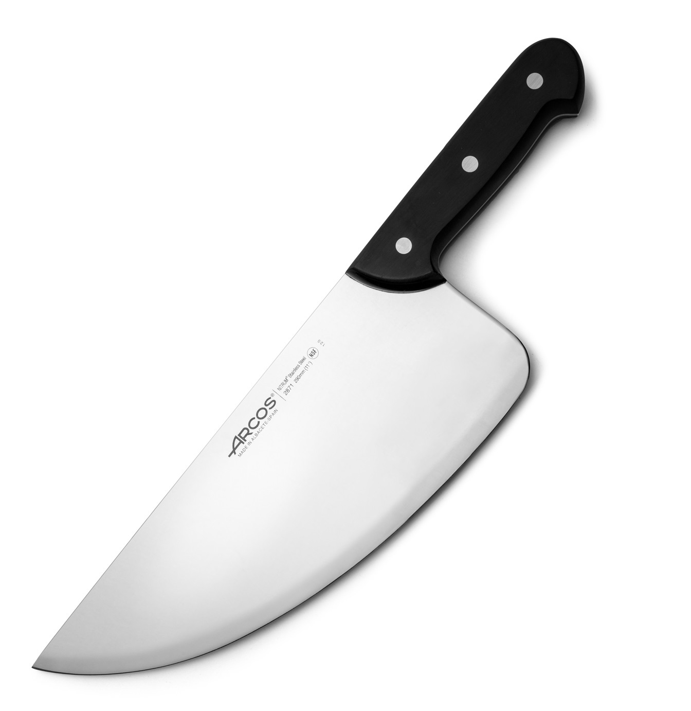 Cuchillo Pescadero Arcos Universal con hoja ancha de 29 cm y mango de Polioximetileno