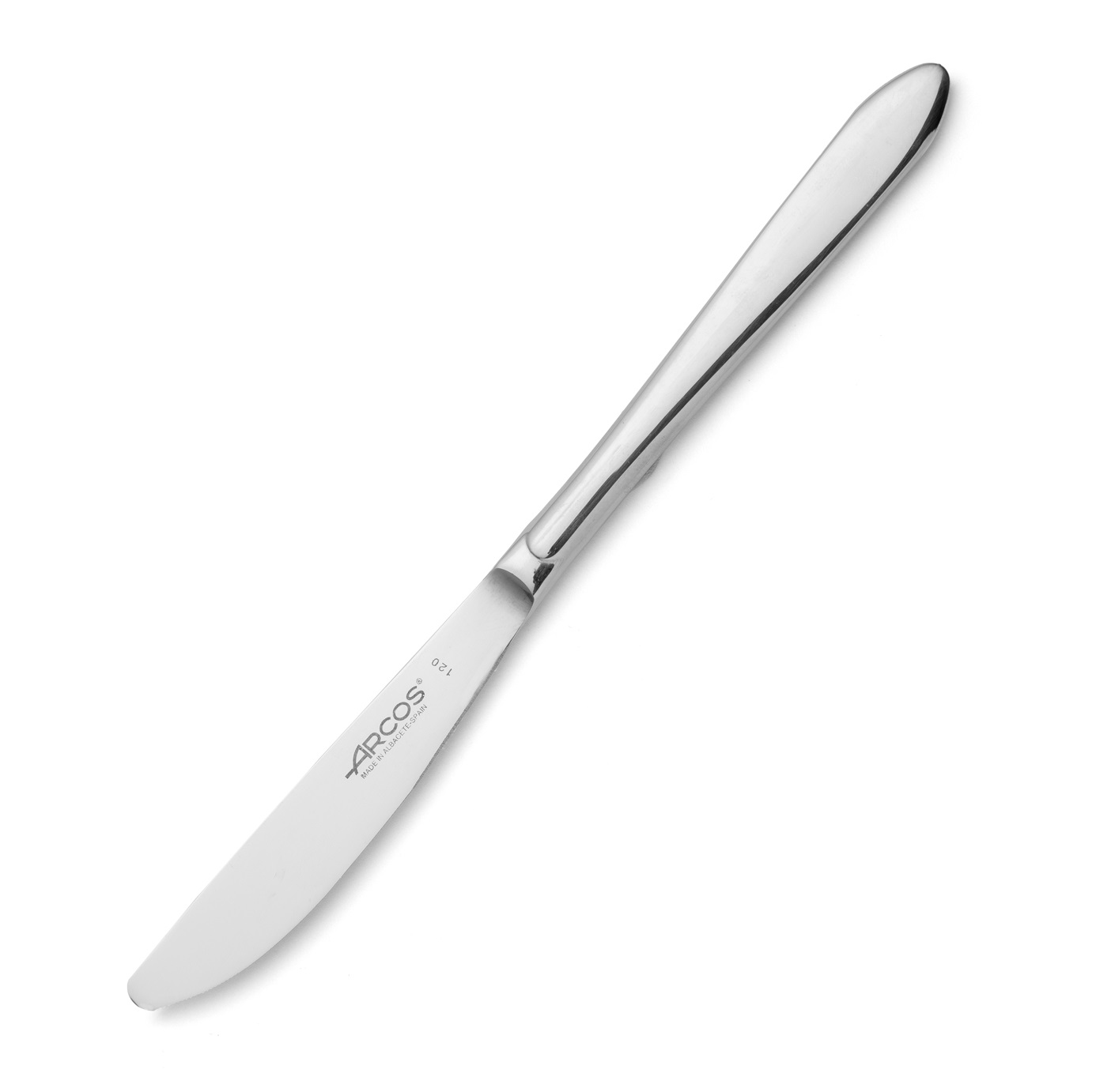 12 cuchillos de mesa Arcos filo microperlado serie Berlín acero i...