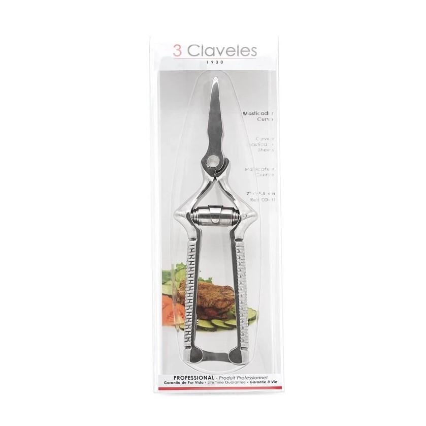 Masticador recto 3 Claveles de 18 cm