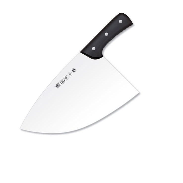 Martínez y Gascón half-moon chop knife with a 32 cm blade and pom...