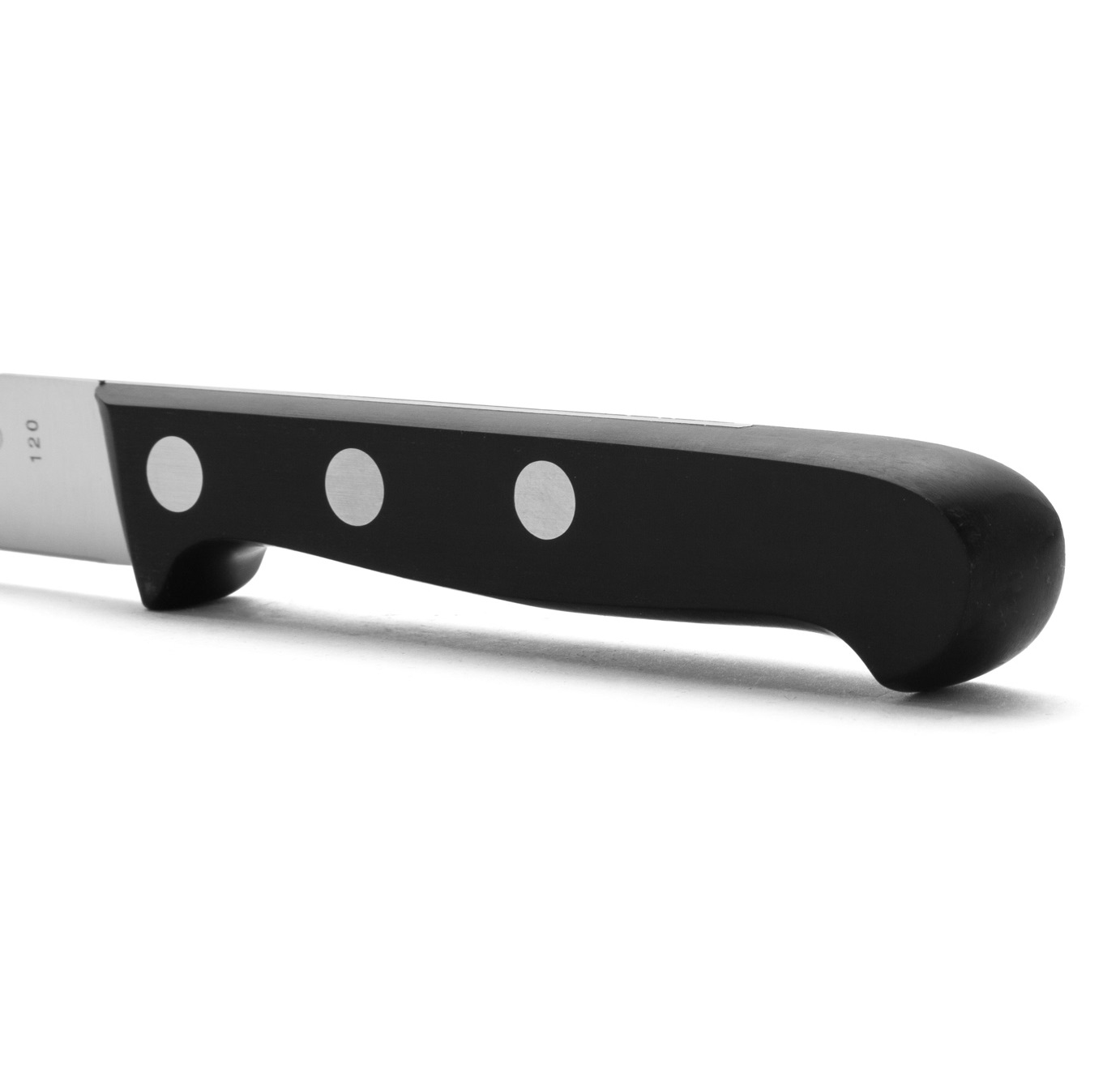 Cuchillo mondador Arcos Universal 75 mm con mango de polioximetileno negro