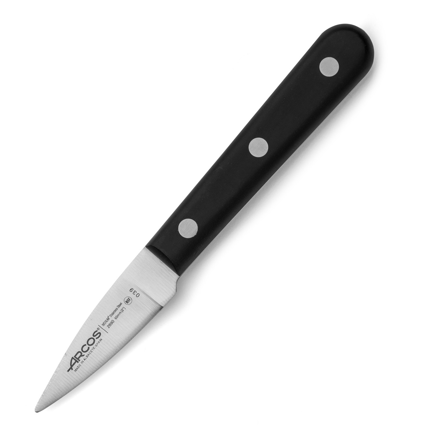 Couteau à huîtres universel Arcos 60 mm avec manche en polyoxymét...
