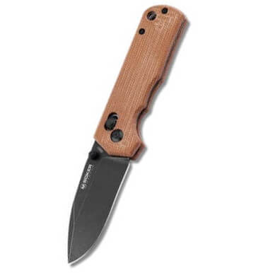 Coltellino sportivo con manico in micarta marrone
