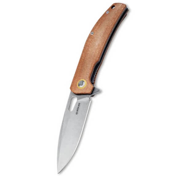 Coltellino sportivo con blocco della lama e manico in micarta