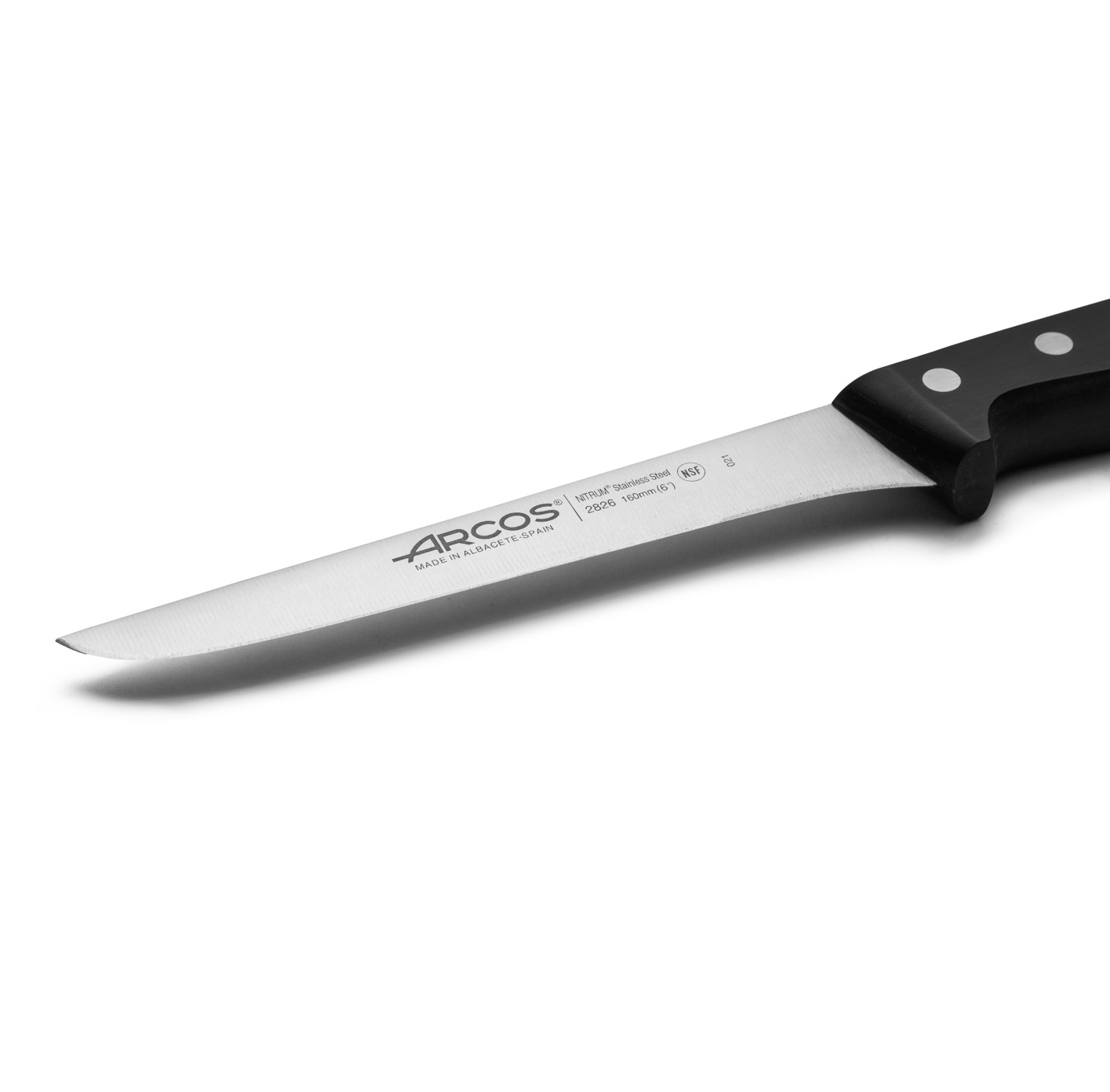 Arcos Universal 160 mm Ausbeinmesser mit schwarzem Polyoxymethylen-Griff