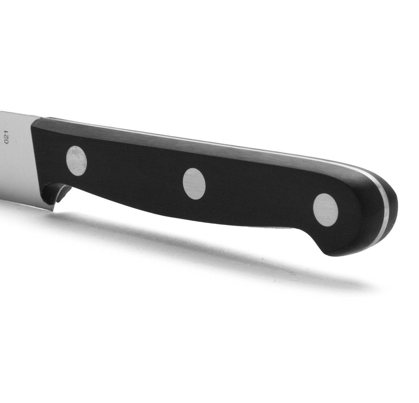 Faca de chef Arcos Universal com cabo em polioximetileno preto e lâmina de 100 mm de largura