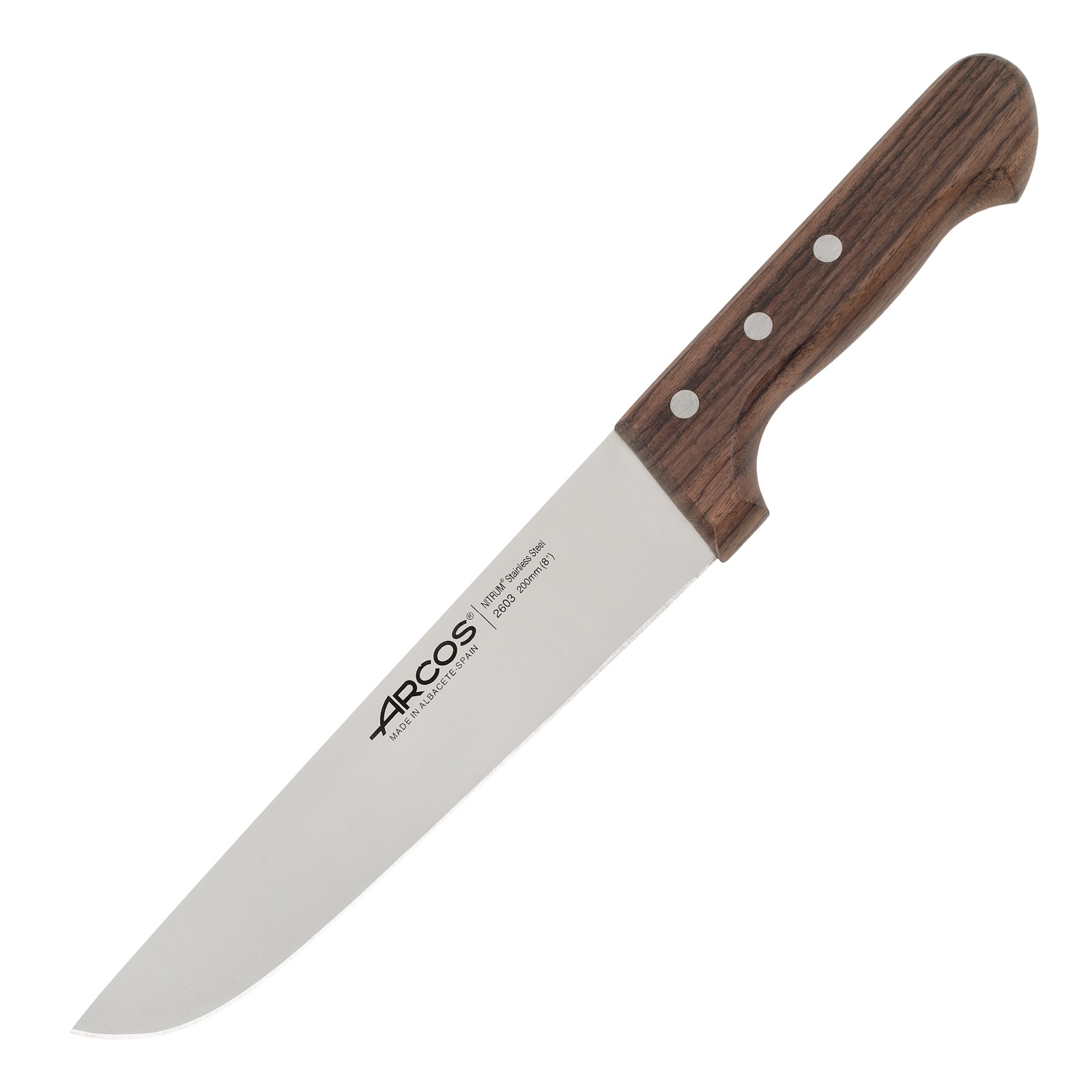Arcos Atlántico butcher knife with rosewood handle and 200 mm bla...