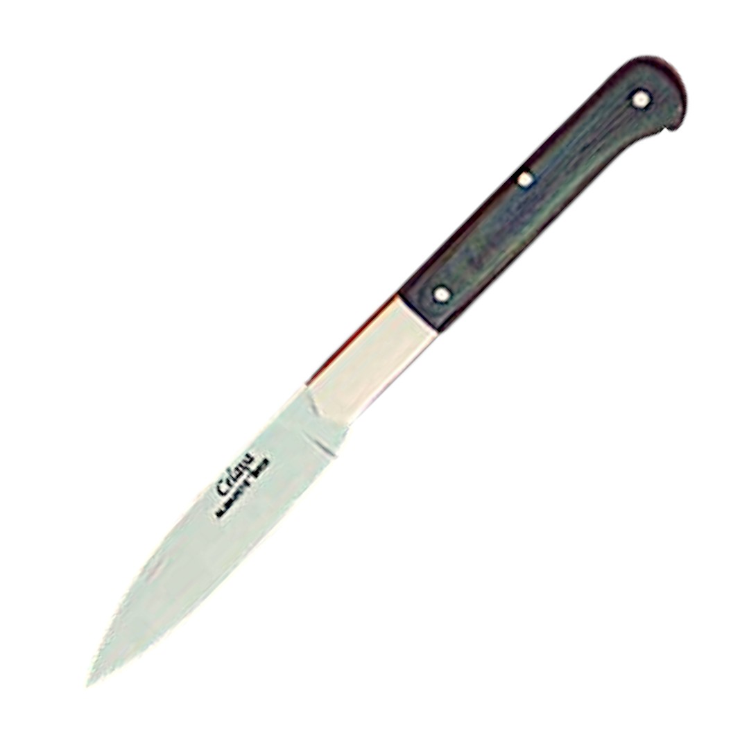 Navaja clásica Cabritera con mango de madera verde y hoja de 8 cm
